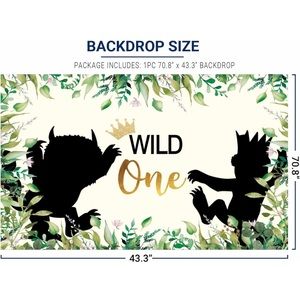 Various leftovers from 1st Wild One Birthday. (Where the wild things are)